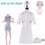 Anime Call of the Night Nanakusa Nazuna Nurse Cosplay Costume Custom size Any Size