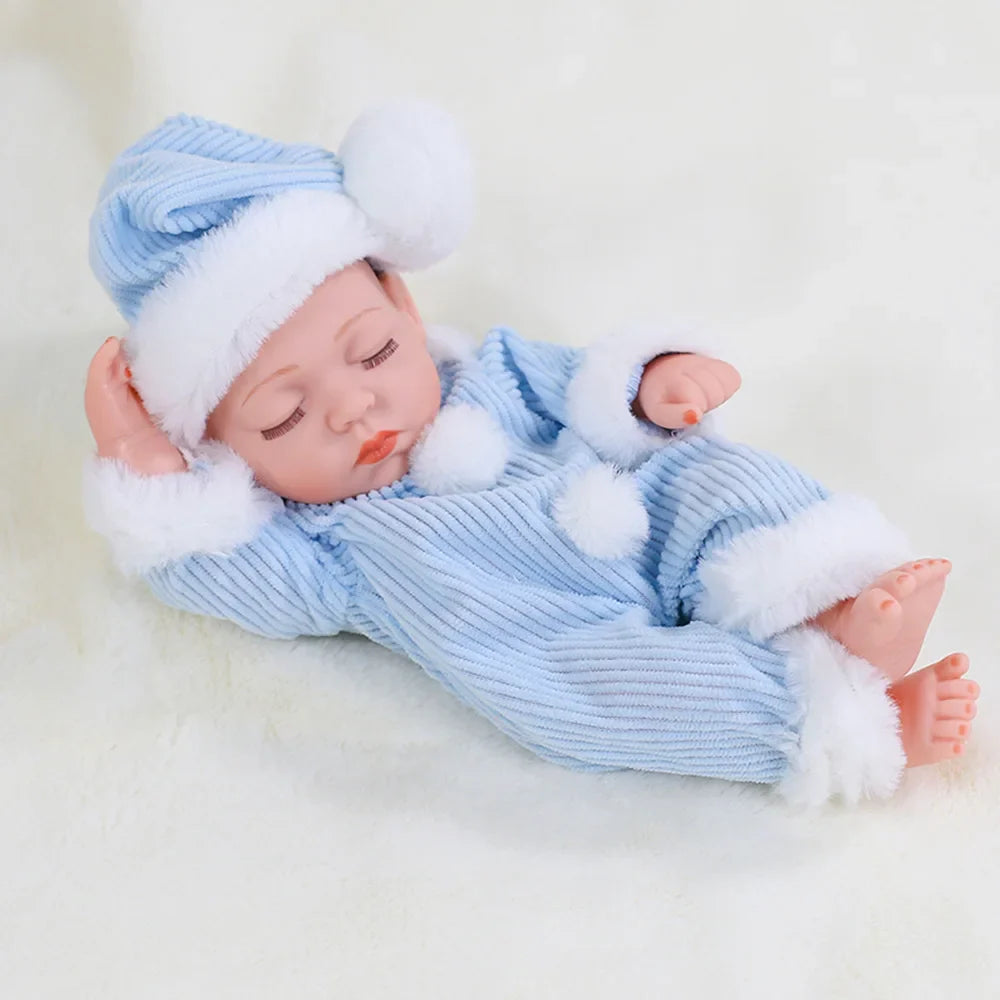 30cm Reborn Dolls Baby Reborn Toys Doll Waterproof Vinyl Bebe Doll Cute Mini Reborn Baby Doll For Girls Birthday Gift