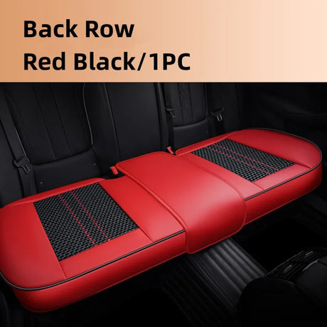 Car Seat Protector Cover Breathable PU Leather Driver Seat Non-slip Cushion Universal Size Luxury Car Interior Seat Mat Decorate