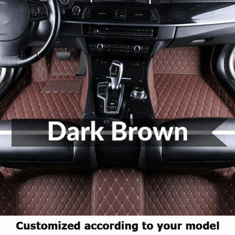 Custom Made Leather Car Floor Mats For Volkswagen VW Passat B6 2007 2008 2009 2010 2011 Carpets Rugs Foot Pads Accessories