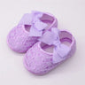 2023 Brand New Newborn Infant Baby Girl Summer Kids Shoes Soft Sole Crib Prewalker Toddler Anti-Slip Solid Floral First Walkers