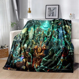 3D Heroes of Might and Magic Retro Game Soft Plush Blanket,Flannel Blanket Throw Blanket for Living Room Bedroom Bed Sofa Picnic