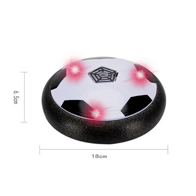 Sport Levitate Suspending Soccer Ball Air Cushion Floating Foam Football with LED Light music Gliding Soccer Toys for Kids Gifts