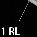 Traditional Tattoo Needles 1/3 /5RL  0.35mm*5cm Needle and Caps Disposable Sterilized For dermografo universal Eyebrow Machine