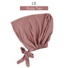 Inner Tie Back Hijab Cap Modal Turban Hat Inner Hijab Caps Islamic Underscarf Bonnet India Hat Female Headwrap Turbante Mujer