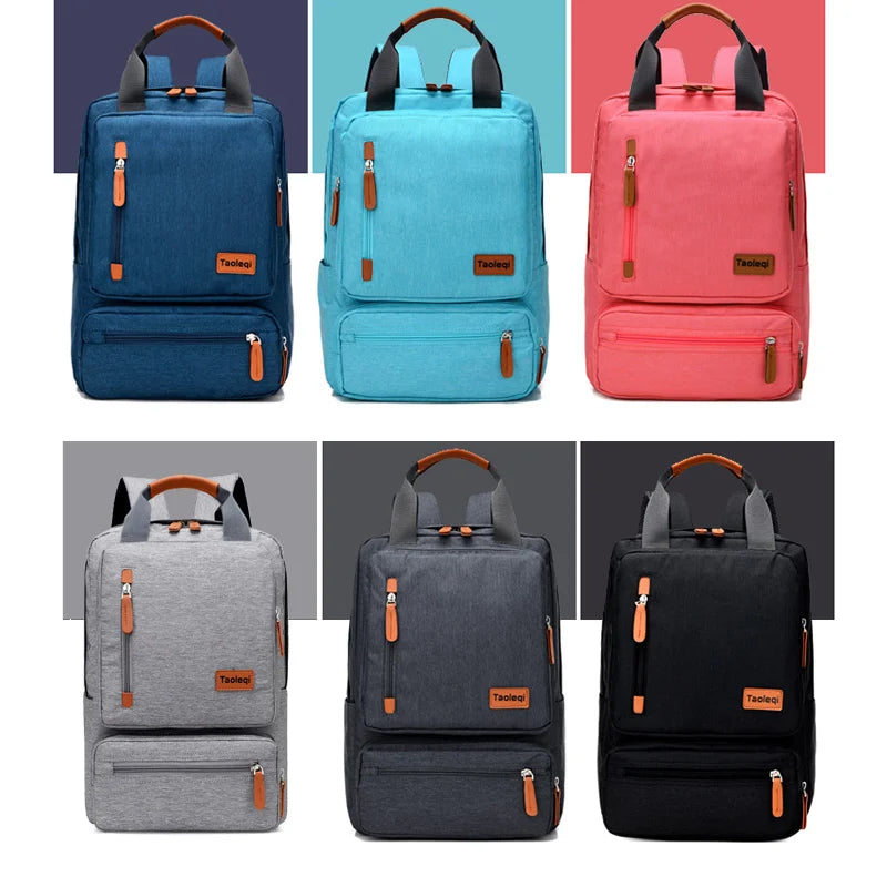 JBTP Casual Business Men Computer Backpack Light 15 inch Laptop Bag Waterproof Oxford cloth Lady Anti-theft Travel Backpack Gray