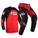 2022 Off-Road MX 180/360 Racing Motocross Jersey Pants Combo Black Red Gear Set For Honda Team Motorcycle Suit Kits