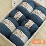 Top Quality Wool Blended Crochet Yarn Knitting Sweater Scarf Woollen Thread Thick Yarn 4ply 3pcs*100g=300grams Free shipping