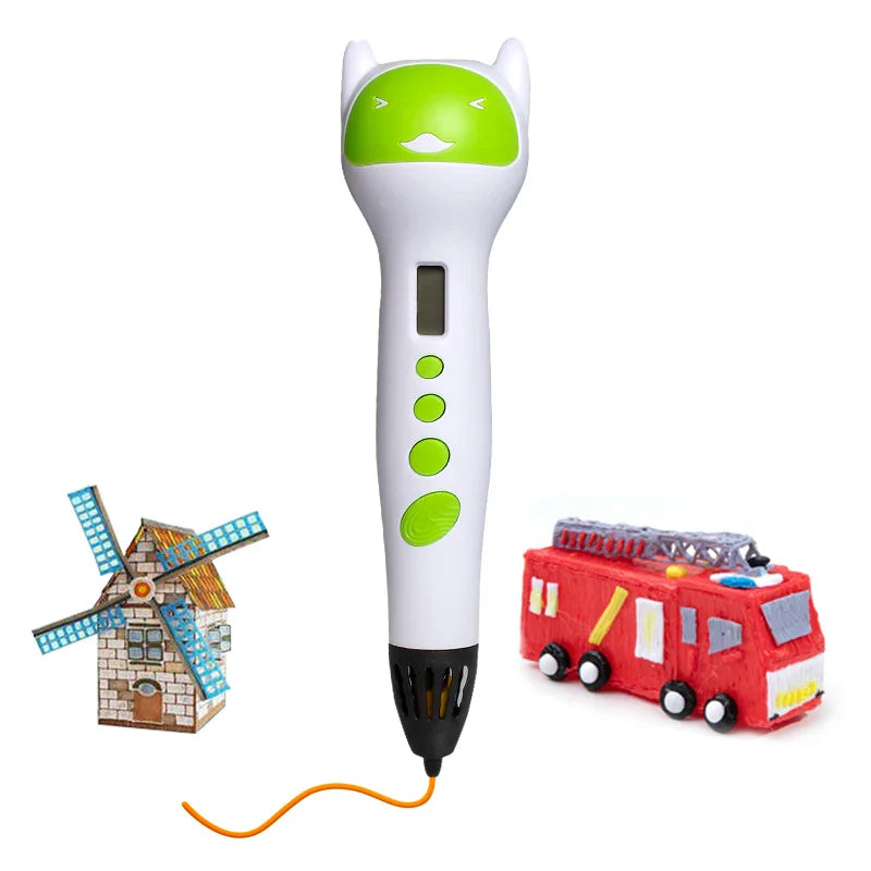 Magical 3D Drawing Pen for Kids - Creative Christmas Gift with LCD Screen Display