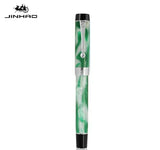 Jinhao 100 Fountain Pen Transparent Color Resin luxury Pens M/F/EF/1.0mm Extra Fine Nib Office School Supplies Stationery Gift