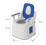 Movable Toilet Seat Chair Adult Commode For Elderly Pregnant Disabled Mobility Aids Comfortable Indoor Closestool