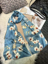 [BYSIFA] New Luxury Pure Silk Scarf Shawl Women Spring Autumn Long Scarves Ladies Brand 100% Silk Neck Scarf Foulard 175*52cm