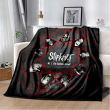 3D S-SLIPKNOT Band Printed Blanket  Fashion Soft Cozy Living room Bedroom Sofa Bed Travel Blanket Child Birthday Gift