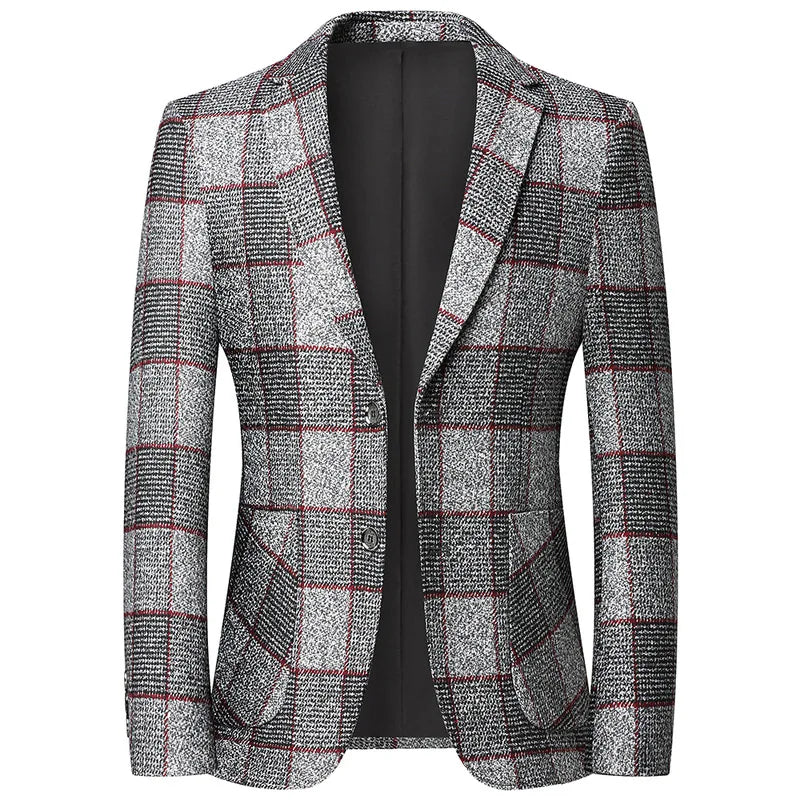 High Quality Suit Jacket Men Spring Summer New Trend Loose Small Single West Casual Business Suit Men