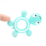 10PCS BPA Free Silicone Turtle Teething Chewable Pendant Nursing DIY Necklace Baby Pacifier Dummy Teether Toy Accessories