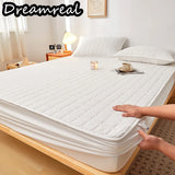 Dreamreal Thicken Mattress Pad Protector Skin-Friendly Durable Fitted Sheet Bed Cover Cotton Mat Cover 150x200 180x200 160x200