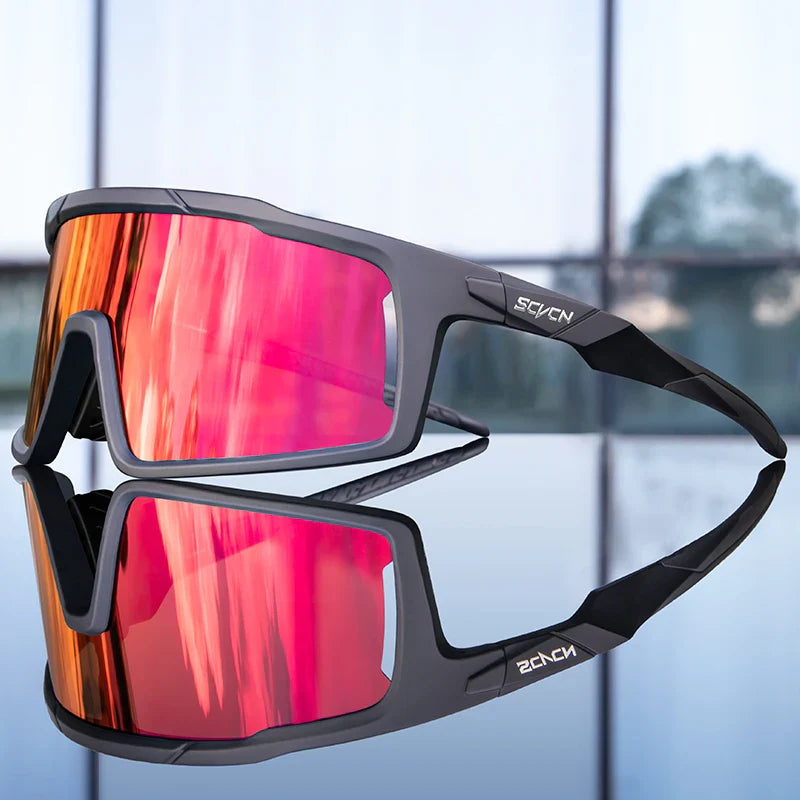SCVCN Outdoor Polarized Cycling Sunglasses MTB Road UV400 Climbing Goggles Men Woman Driving Bike Bicycle Cycling Eyewear Hiking