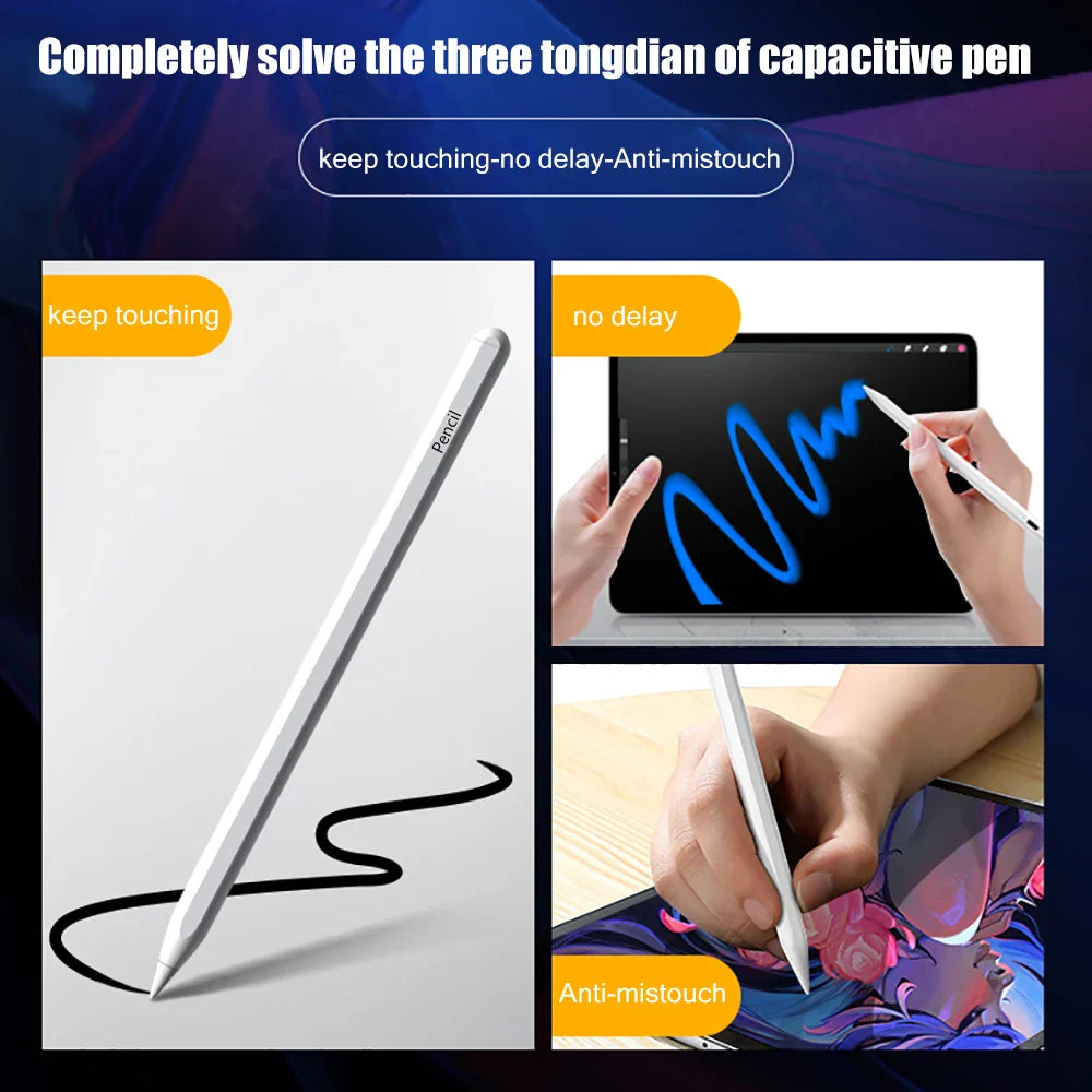 Magnetic Wireless Charging Stylus Pen For Apple Pencil 2 1 iPad Pencil Palm Rejection Tilt for iPad Air 4 5 Pro 11 12.9 Mini 6