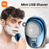 XIAOMI Electric Mini Shaver Waterproof USB Rechargeable Razor Men's Travel Portable Beard Knife For Home Personal Care Appliance