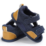 2023Brand NEW 0-18Months Kids Newborn Baby Boys Fashion Summer Soft Crib Shoes First Walker Anti Slip Sandals Shoes Soft Sole