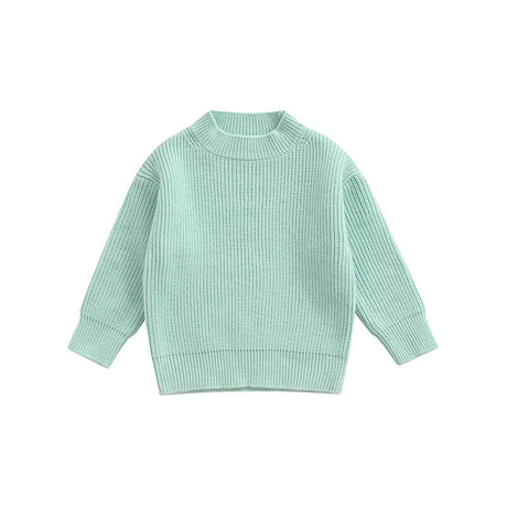 ma&baby 0-6Y Toddler Kid Baby Boy Girl Sweaters Warm Thick Knit Long Sleeeve Solid Color Clothing Fall Winter Clothes