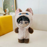 Doll Clothes for 20cm Idol Doll Outfit Accessories Green Dinosaur One-Piece Suit for Super Star Dolls Toys Collection Gift