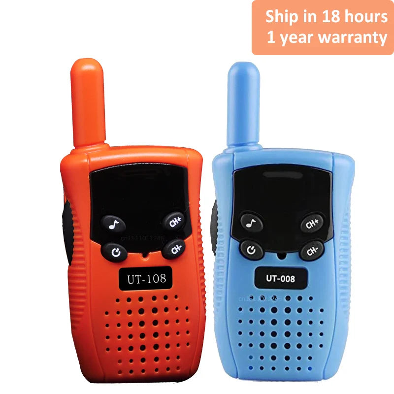 New Mini Walkie Talkie Children Handheld Transceiver Long Range Portable Walkie-Talkie Kid Two Way Radio Boy Girl Birthday Gifts