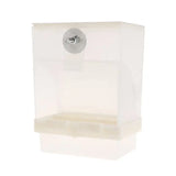 Automatic Bird Feeder for Cage, Food Dispenser, Clear Acrylic, No Mess