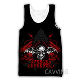 New Fashion Women/Men's 3D Print  Avenged Sevenfold  Rock Tank Tops Harajuku  Vest  Summer Undershirt Shirts Streetwear   V01