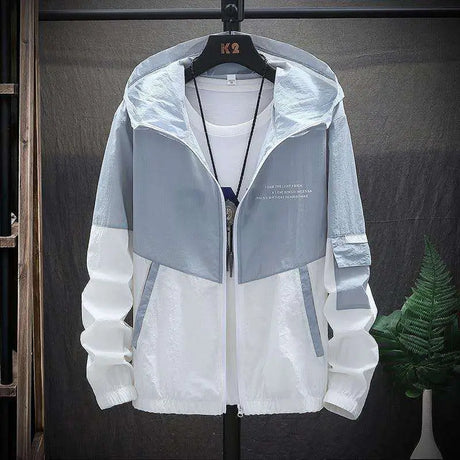 2024 Summer New Hooded Jackets for Men Sun Protection Clothing Fishing Hunting Clothes Quick Dry Skin Male Windbreaker Size 4XL