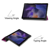 For Samsung- Galaxy Tab A8 10.5 Inch 2022 X205/200 Leather Case Tri-fold Slim Case Auto On/off Laptop Accessories Dropshiping