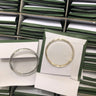 Watch accessories round silver ring plastic cover acrylic table mirror 21-32.6 size plastic mirror set