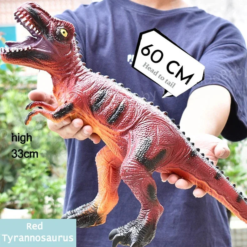 Super Big Soft Dinosaur Toys Tyrannosaurus Rex Model Brachiosaurus Jurass Puppets Shark Dinosaur Park Worlds Toy for Boys Kids