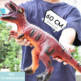 Super Big Soft Dinosaur Toys Tyrannosaurus Rex Model Brachiosaurus Jurass Puppets Shark Dinosaur Park Worlds Toy for Boys Kids