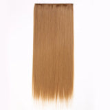 Synthetic Clip in Hair Extensions 6 Pcs/Set 16 Clips Long Straight Hairpieces Clip On Hair Extension for Women Blonde