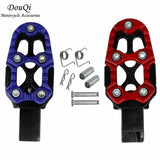 1 Pair CNC Motorcycle Rearset Footrests Aluminum Alloy Universal Rear Foot Rest Pegs Pedal Modified Motorcycles Accessories