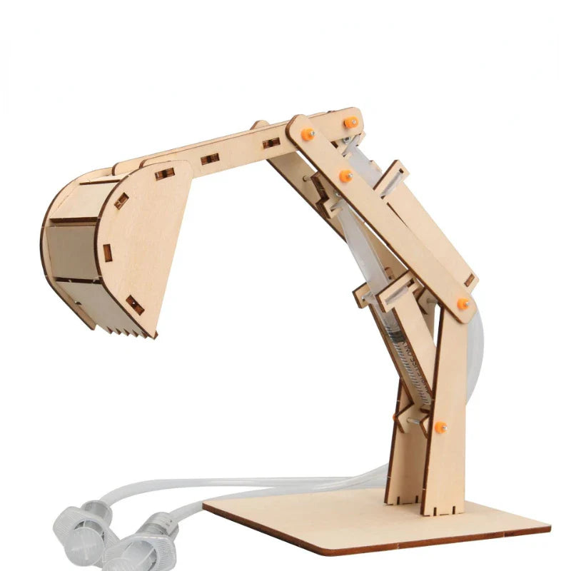 Excavator DIY Technology Production Hydraulic Students Scientific Experiment Materials Science Education Learning Toys