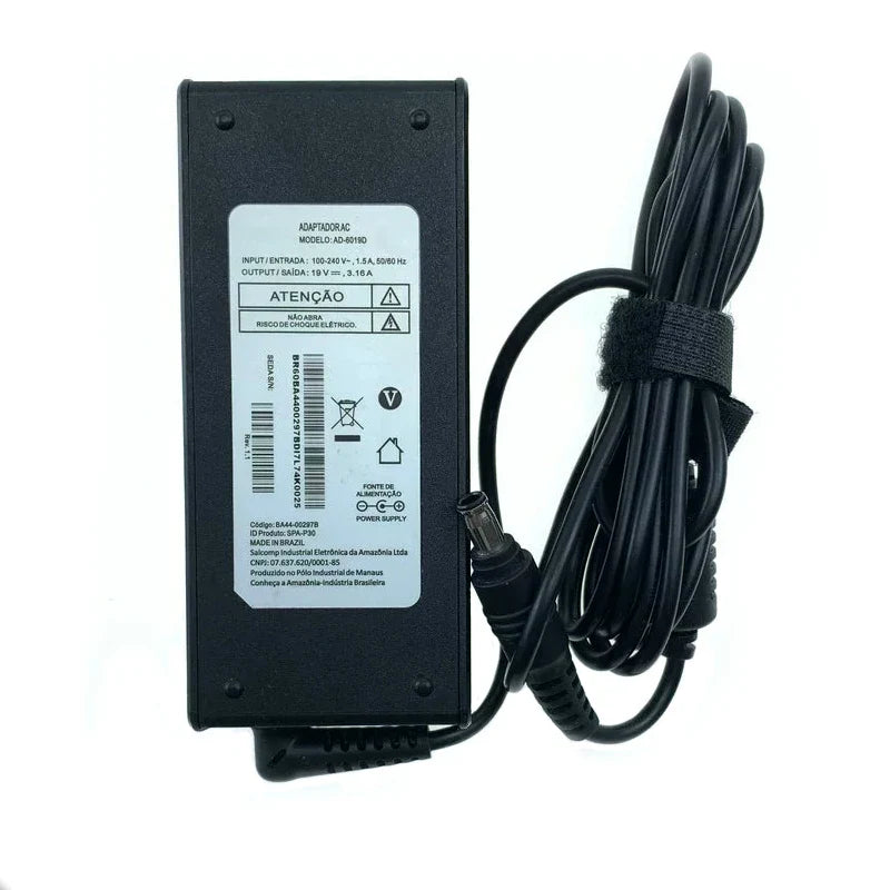 19V 3.16A 60W 5.5x3.0mm PA-1600-96 AD-6019B  ADP-60ZH D AC Adapter For Samsung R429 R430 R428 R528 Laptop Power Supply Charger