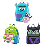 Disney Toy Story 3 Alien Three-eyed Leather Backpack Fashion Backpack High Quality Cartoon Leisure Children's School Bag Gift