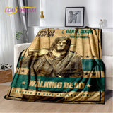 The Walking Dead Horror Soft Plush Blanket,Flannel Blanket Throw Blanket for Living Room Bedroom Bed Sofa Picnic Cover Bettdecke