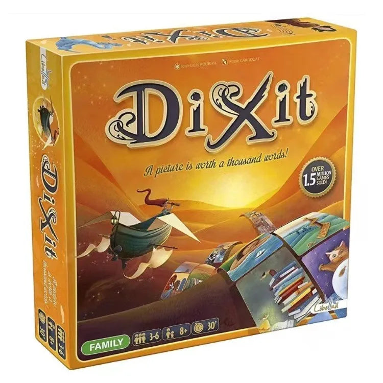 Board Game Dixit Stella English Edition Expansion Strategic Family Gathering Camping Party Friend Playing Cards Collection Toys