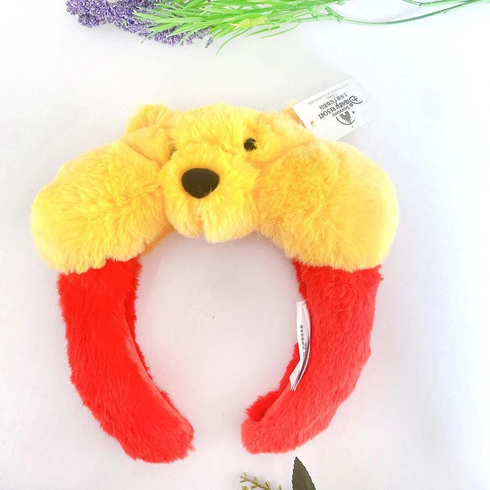 Disney Christmas Catoon Plush Animal Hairband Headband Hair Accessories women girl Baby toys kids COSTUME Headband Hair