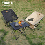 TARKA Foldable Camping Chairs Set Lightweight folding Chair Ultralight  Backpacking Moon Chairs for Garden Picnic Beach Fishing