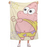 Fluffy Blankets Children Room S-Spongebobs Picnic Nap Sleep Camp Sofa Bedspread Baby Soft Blanket Flannel Wedding Birthday Gift