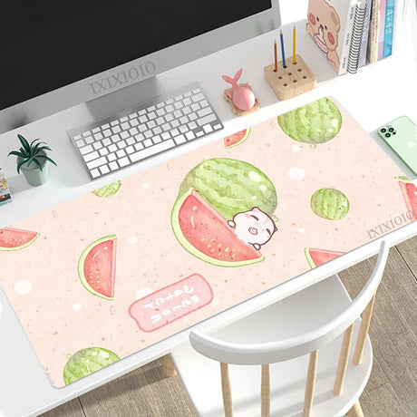 Mouse Pad Gaming Kawaii Cute Fruit XL Custom Computer Mousepad XXL keyboard pad Office Carpet Soft Office Accessories Mice Pad