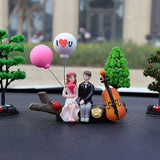 Car Decoration Cartoon Cute Couples Action Figure Figurines Balloon Ornament Auto Interior Dashboard Accessories for Girls Gifts