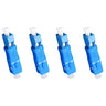 4X Optical Equipment Tool LC Female To SC Male Hybrid Flange Singlemode 9/125 SM Optical Fiber Adapter Connector