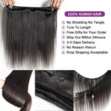 Straight Human Hair Bundles 100% Human Hair Bundles Natural Black Cheap Human Hair Bundles Extension 32 Inch Wholesale Bundles