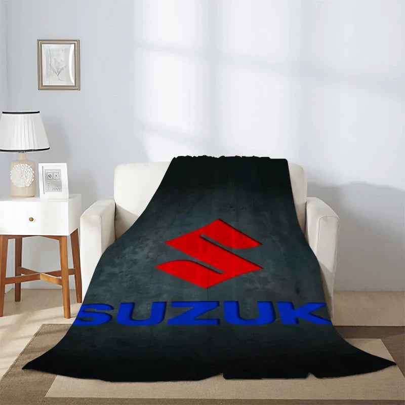 S-Suzuki Blankets for Decorative Sofa Blankets & Throws Child Blanket Summer Comforter Furry Throw Bed Double Fluffy Soft Custom