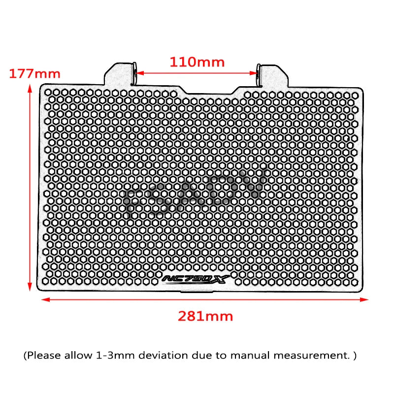 For HONDA NC750X NC750 NC 750 X 750X 2021 2022 2023 Motorcycle Radiator Guard Grille Protective Cover Protector Grill Cover